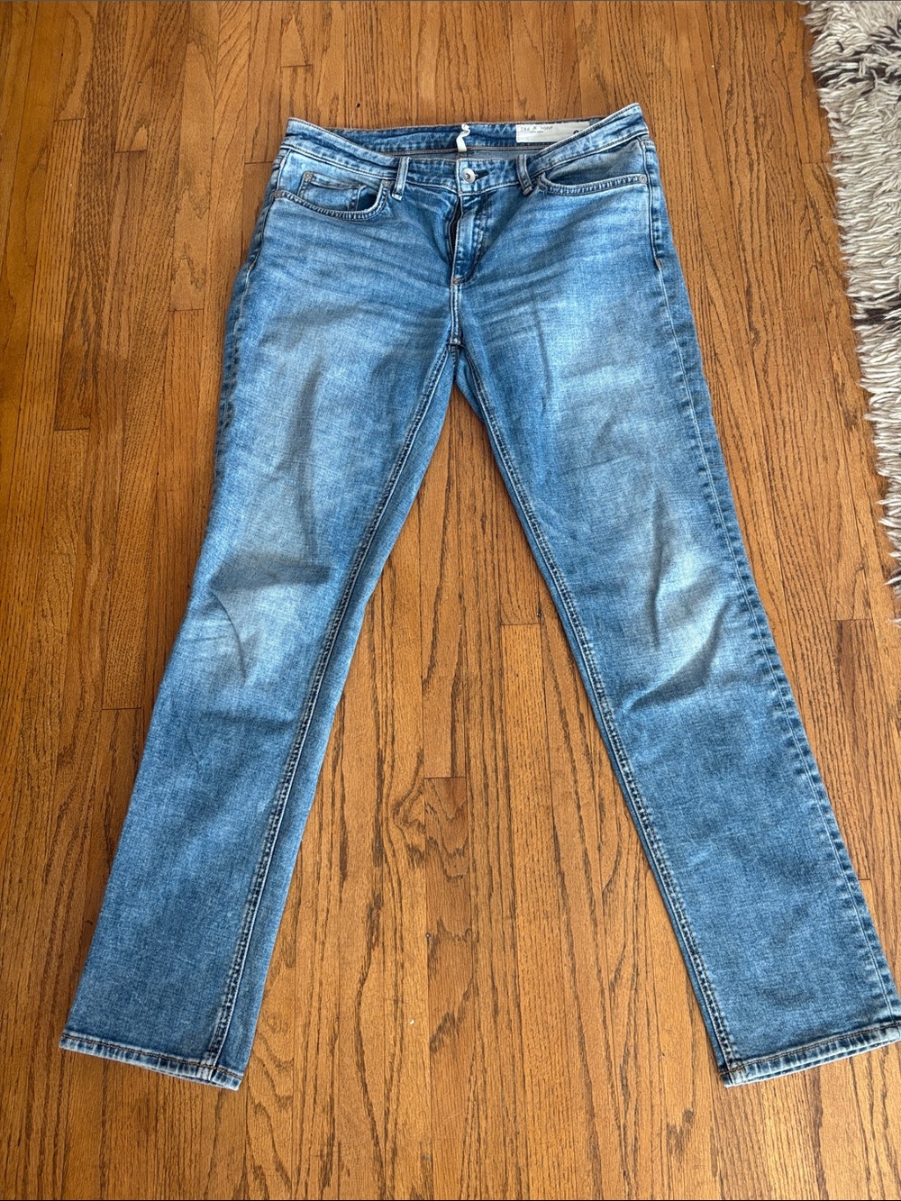 Rag & bone Classic Light Blue Dre low-rise slim boyfriend